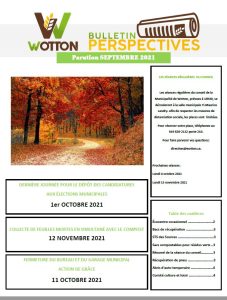 Bulletin Perspectives septembre 2021
