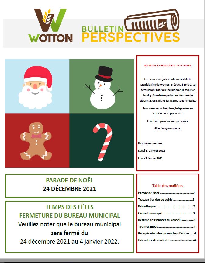 You are currently viewing Bulletin Perspectives décembre 2021