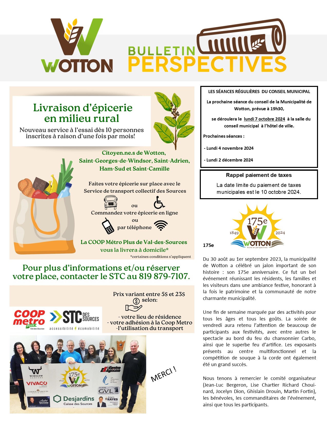 You are currently viewing Bulletin Le Perspective – Septembre 2024