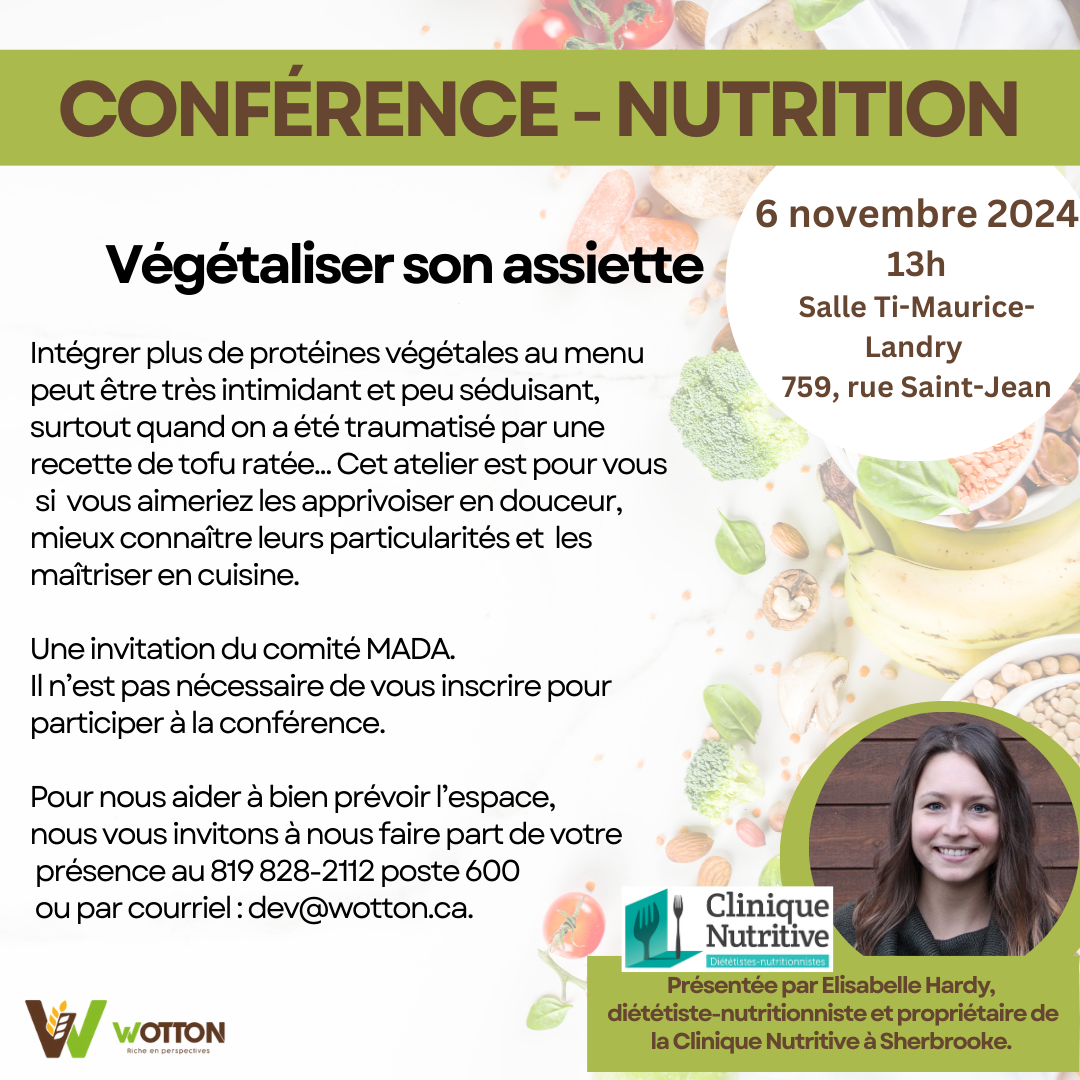 Lire la suite à propos de l’article Conférence nutrition