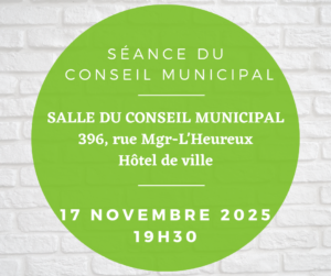 Lire la suite à propos de l’article Séance du conseil municipal 17 novembre 2025