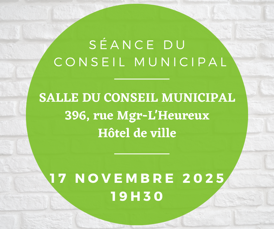 You are currently viewing Séance du conseil municipal 17 novembre 2025
