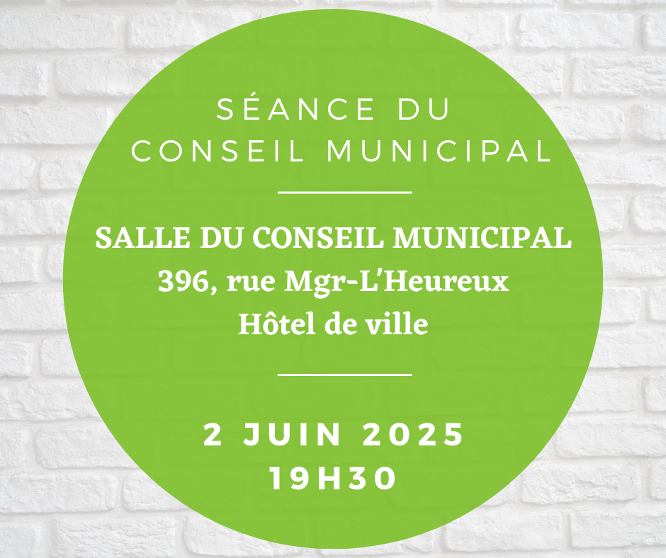 You are currently viewing Séance du conseil municipal 2 juin 2025
