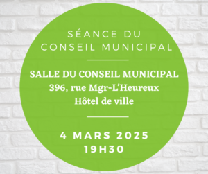 Lire la suite à propos de l’article Séance du conseil municipal 4 mars 2025