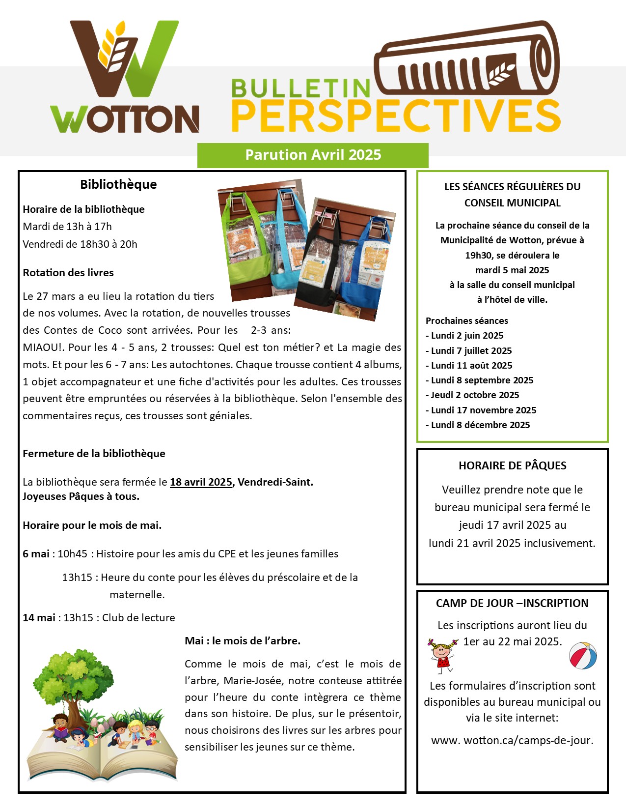 Lire la suite à propos de l’article Bulletin Perspectives – Avril 2025