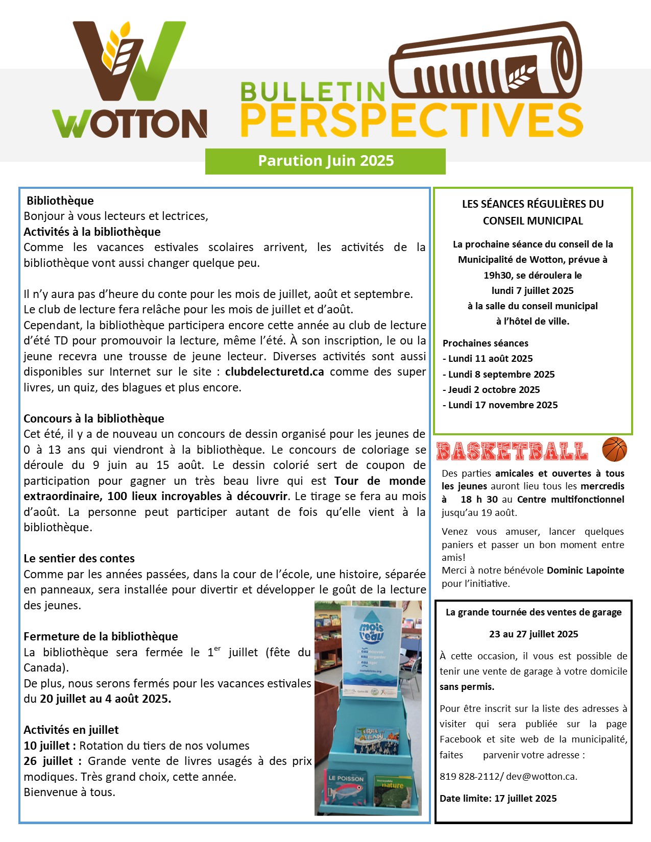 Lire la suite à propos de l’article Bulletin Perspectives – Juin 2025