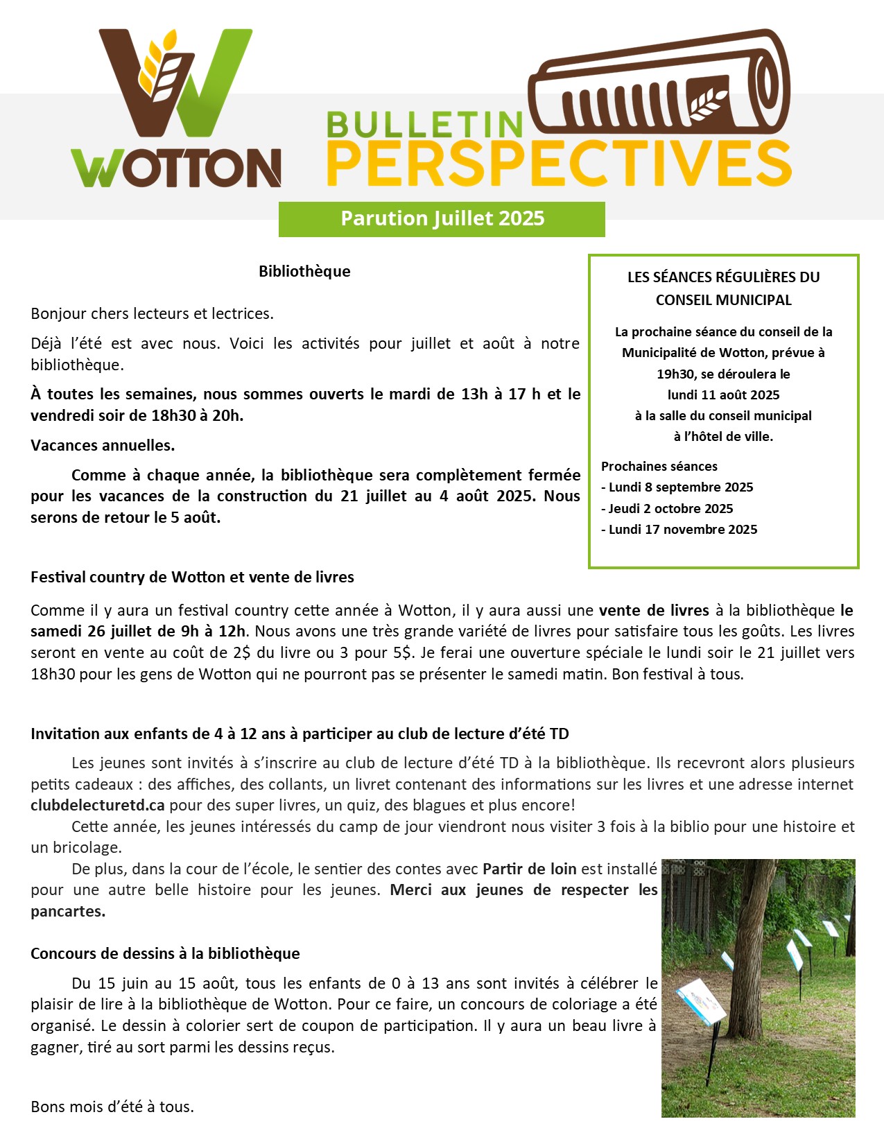 Lire la suite à propos de l’article Bulletin Perspectives -Juillet 2025