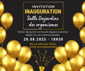 Lire la suite à propos de l’article Inauguration officielle de la Salle Desjardins des organismes à Wotton – COMMUNIQUÉ DE PRESSE