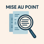 Mise au point concernant les deux derniers journaux ; Le Trident