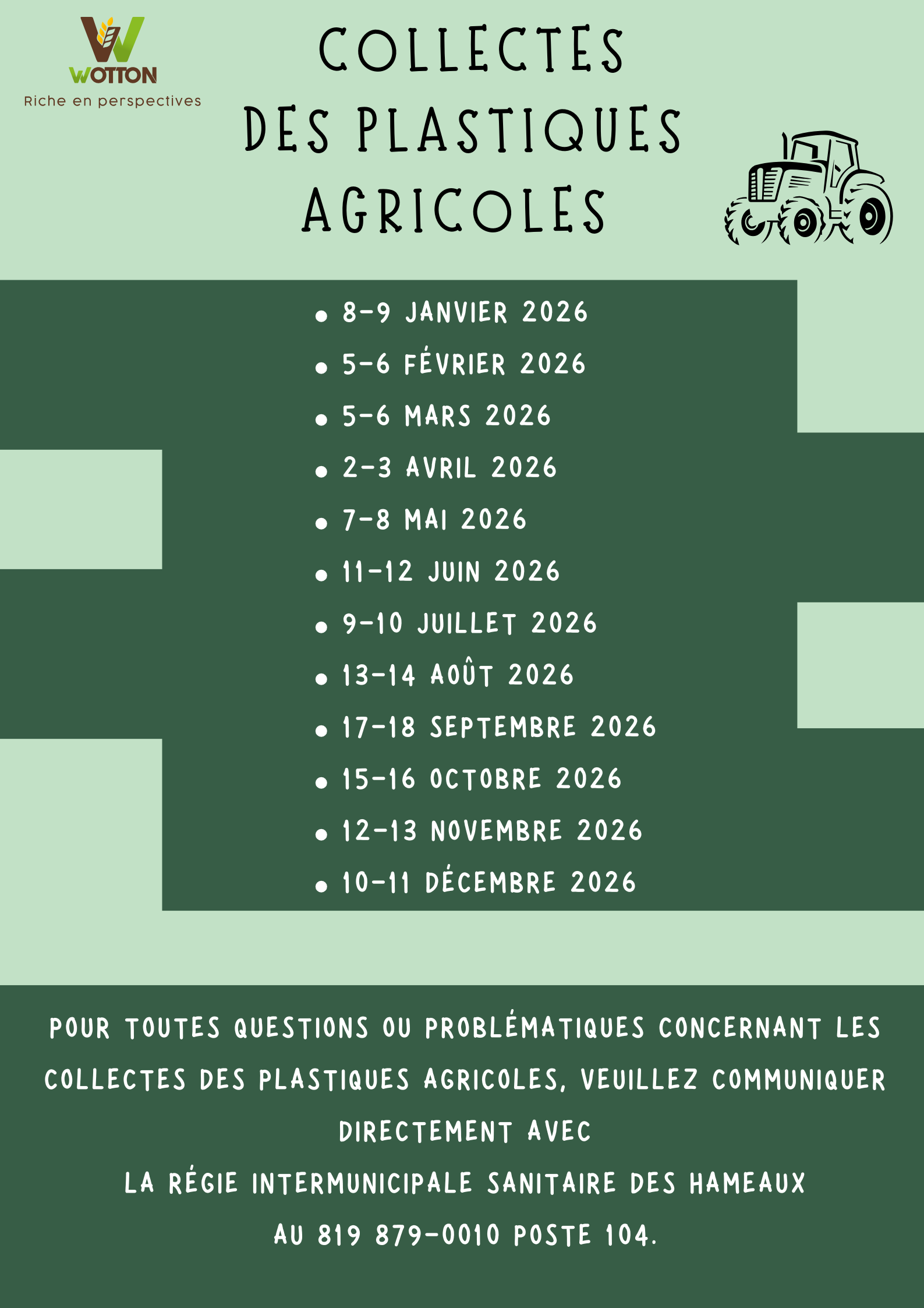 You are currently viewing Collectes des plastiques agricoles