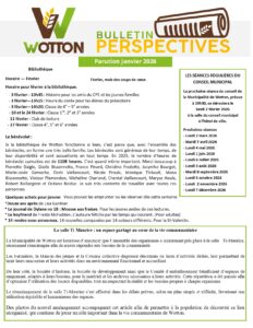 Bulletin Perspective – Janvier 2026
