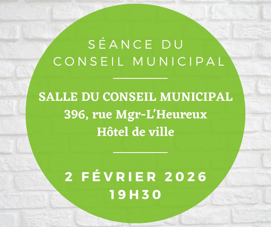 Lire la suite à propos de l’article Séance du conseil municipal – 2 février 2026