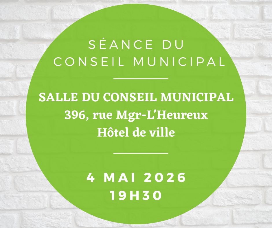 You are currently viewing Séance du conseil municipal – 4 mai 2026