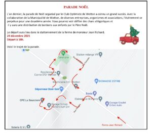 Lire la suite à propos de l’article Parade de Noël 2021