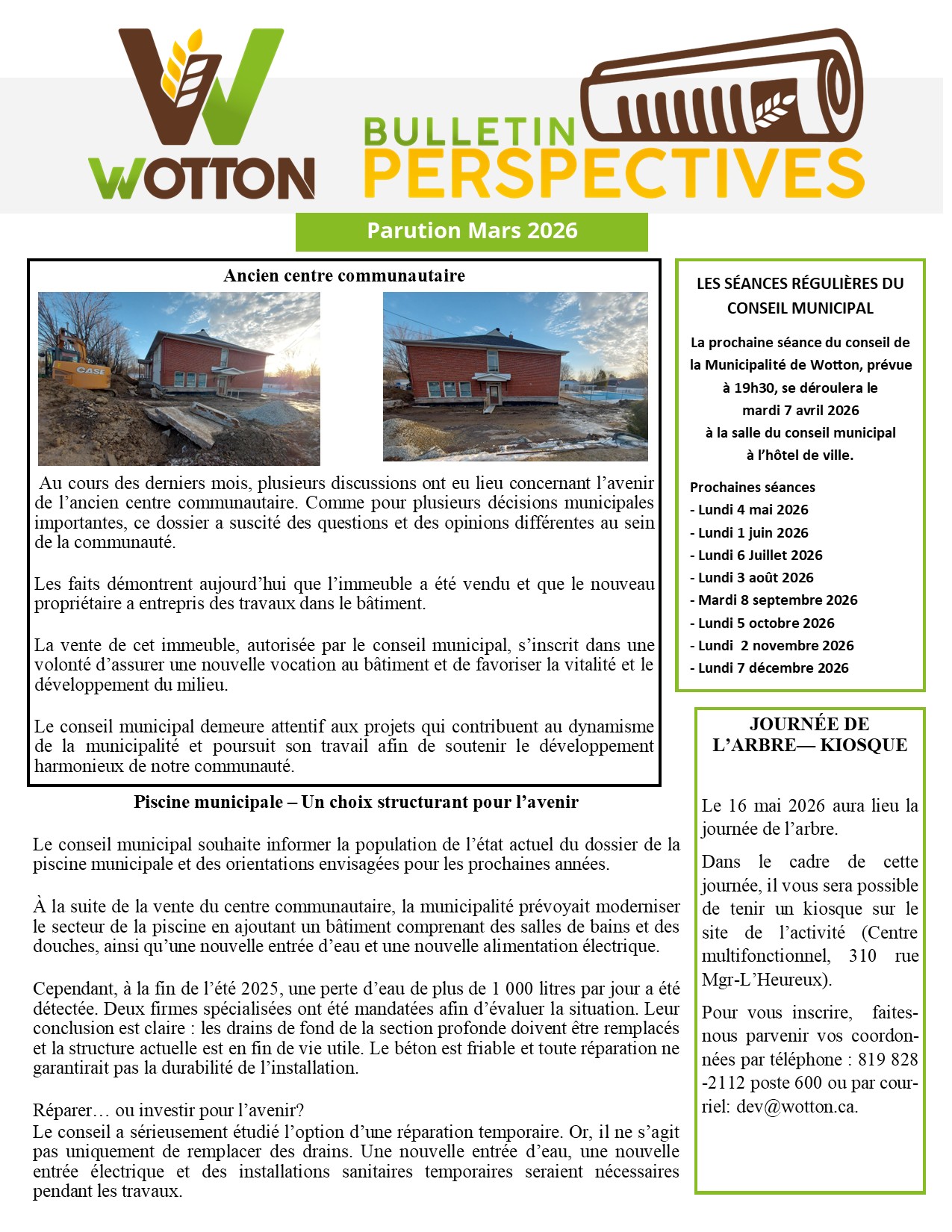 You are currently viewing Bulletin Perspective -Mars 2026