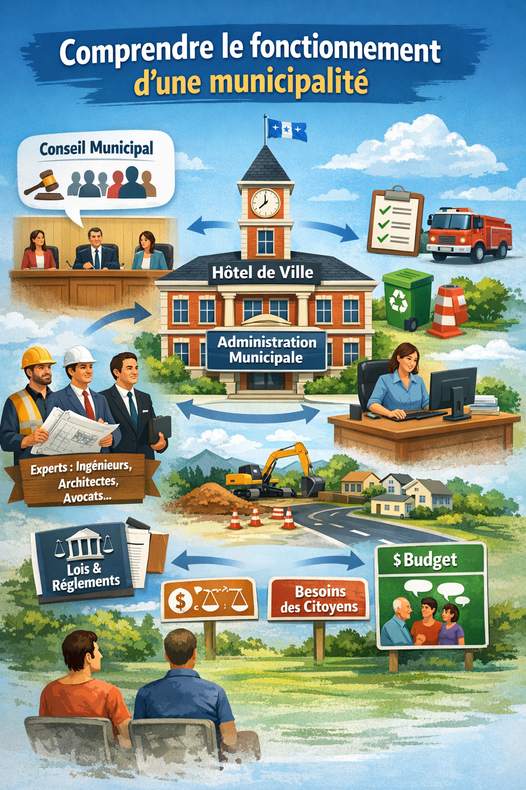 Lire la suite à propos de l’article Comprendre le fonctionnement d’une municipalité